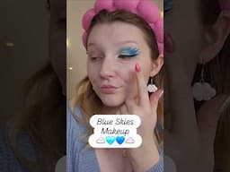 Blue Skies Makeup #glammakeup #funmakeup