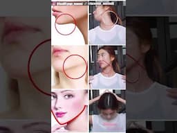 Slim Jawline Exercises 🔥How to Prevent Double Chin, Fat Face #antiaging #faceyoga #shorts
