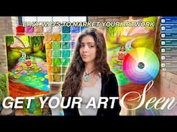 How To Get Your Art SEEN + Grow Your Audience & Small Business Fast 🎨💸