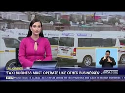 'Taxi business must operate like other businesses' - Creecy