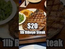 Best Steak Deal in Las Vegas $20 1lb Ribeye!