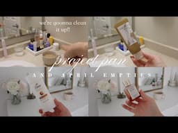 PROJECT PAN & EMPTIES \\ Skincare, Hygiene & more!