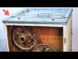 Restoration of INSANE 1950s Hand-Powered Washing Machine - Before Electricity!