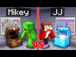 Mikey Chest vs JJ OP Chest Survival Battle in Minecraft (Maizen)