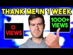 If You Get No Views, Please Watch This Video...