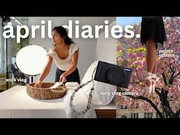 April Diaries 💐 My First Vlog Camera, Pointe Progress & Spring in NYC