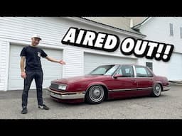 BAGGING MY 89 BUICK LESABRE! (FIRST AIR OUT!)