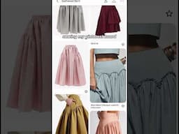 sewing the funky gathered skirt I've always dreamed of straight off my Pinterest board