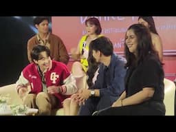 Rabin Angeles and Angela Muji effortless magpakilig, madalas mag nose to nose sa series