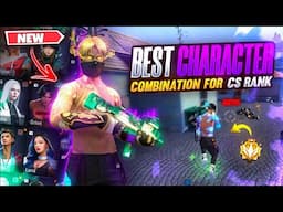 Best CS Rank Character Combinations For Rank Push 🔥 | Free Fire tips and tricks for grandmaster