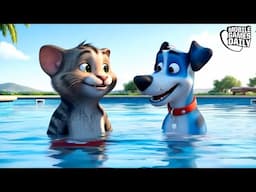 TALKING TOM POOL in Real Life AI Compilation Part 1