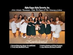 The AKA's of the University of Akron New Member Presentation