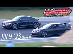 Spectator Drags Class B at Oxford Plains Speedway Motor Mayhem #2 July  2023