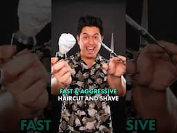 A 3 Minutes or LESS Haircut & Shave ✂️ | #ASMR