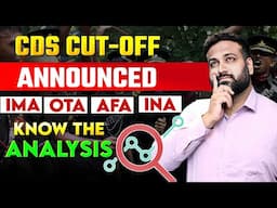 UPSC CDS Update😱 CDS Final Marks Released 2025- CDS CUT-OFF Analysis- Learn With Sumit