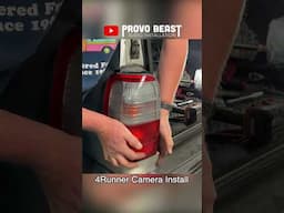 Toyota 4Runner Backup Camera Install | #shorts #provobeast #kenwood #backupcamera