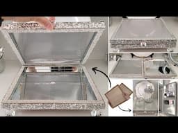 Dollar Tree DIY Foldable Display Storage Box | Glam Home Decor