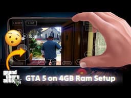 GTA 5 on 4GB RAM Android 😱 | Winlator 10 Hotfix + Full Setup | Gameplay! 🔥
