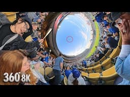 Step Into Dodger Stadium in 360° | Dodgers vs Cubs Game Day Immersion | Insta360 X5