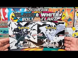 Black Bolt & White Flare! Full Booster Box Opening Review!