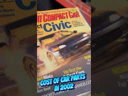 Cost of Car Parts In 2002