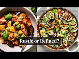 Ratatouille Two Ways: Quick Weeknight Stew & The Disney-Inspired Beauty
