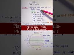 11th Geography NCERT || Chapter-1 Part-1 || Lec.1 || Handwritten notes || An Aspirant !
