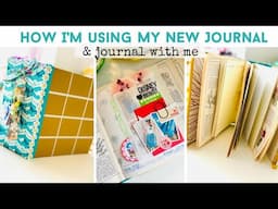 HOW I'M USING MY NEW JOURNAL | Making Journaling Easier | Junk Journaling