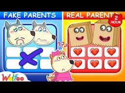 Fake Parents vs Real Parents! | Kids Stories about Wolfoo Family | Educational Video