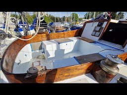 A DUST FREE Encapsulated CHAINPLATE Removal | AIS Transponder Install and Varnish in the Cockpit