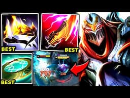 ZED TOP CAN 1V5 WITH YOUR EYES 100% CLOSED! (ZED IS A BEAST) - 2025 Zed TOP Gameplay Guide