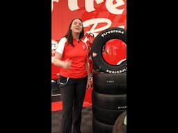 How much does a Firestone Firehawk race tire weigh 🤔 #FirestoneRacing #INDYCAR