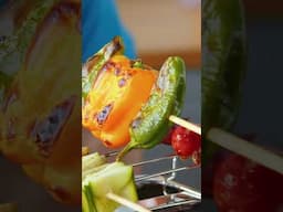 No grill? No problem. Try this easy toaster hack! 🍢🍅🫑♨️ #shorts