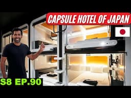 Inside 50$ Famous Capsule Hotel of Tokyo Japan 🇯🇵 S8 EP 90 | Pakistan to Japan Tour