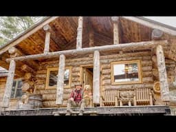 Screening my Outdoor Kitchen (just in time) | Cooking Prime Rib and Steaks on a Woodstove