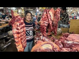 Market show: Beef is good for my recipe - Delicious beef curry cooking