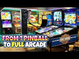 A Pinball Hobby Turned into The Dream Home Arcade!