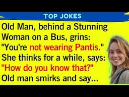 Best Joke Of The Day.! Old Man’s Bus Confession 😂 | Jokes with a Twist, Classic Comedy, Daily Laughs
