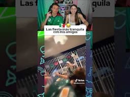 La fiesta más tranquila con mis amigas 🤣🇲🇽 #mexico #shorts #viralvideo