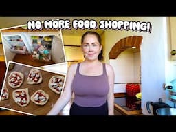 NO MORE FOOD SHOPPING! Clearing Out My Food Stock Fridge/Freezer, Meals From Scratch, Budget Family