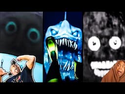 I GOT JUMPSCARED SO BAD I BROKE MY HEADPHONES!!.. - TRY NOT TO GET SCARED CHALLENGE #2