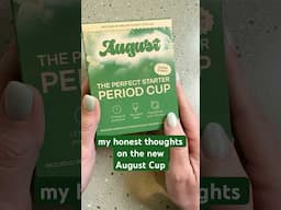 My honest thoughts on the new August Cup #shorts