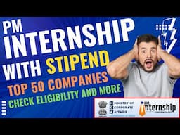 PM Internship Scheme 2024: Apply Now! Top Companies, Stipend & Grant – Deadline Nearing!