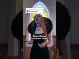 I sang opera for @LadyGaga 🥹😭 #goth #opera #ladygaga #abracadabra #disease