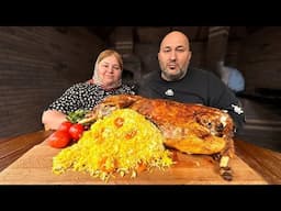 Authentic Caucasian Dinner: Lamb with Oven-Baked Rice