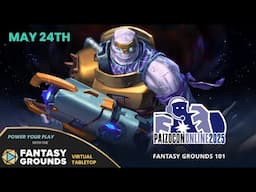 PaizoCon 2025: Fantasy Grounds 101