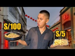 Probé Chaufa de S/100 vs S/5