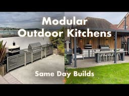 MODULAR OUTDOOR KITCHEN IDEAS - SAME DAY BUILDS !! 😱