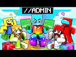 Usé COMANDOS de ADMINISTRADOR en Un Bloque OP en Minecraft!