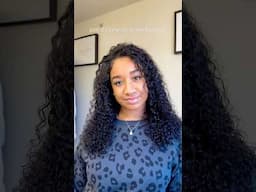 Curly Flip-Over for the Win😍💖 The Perfect Spring/Summer Hairstyle #hairtutorial #curlyhair